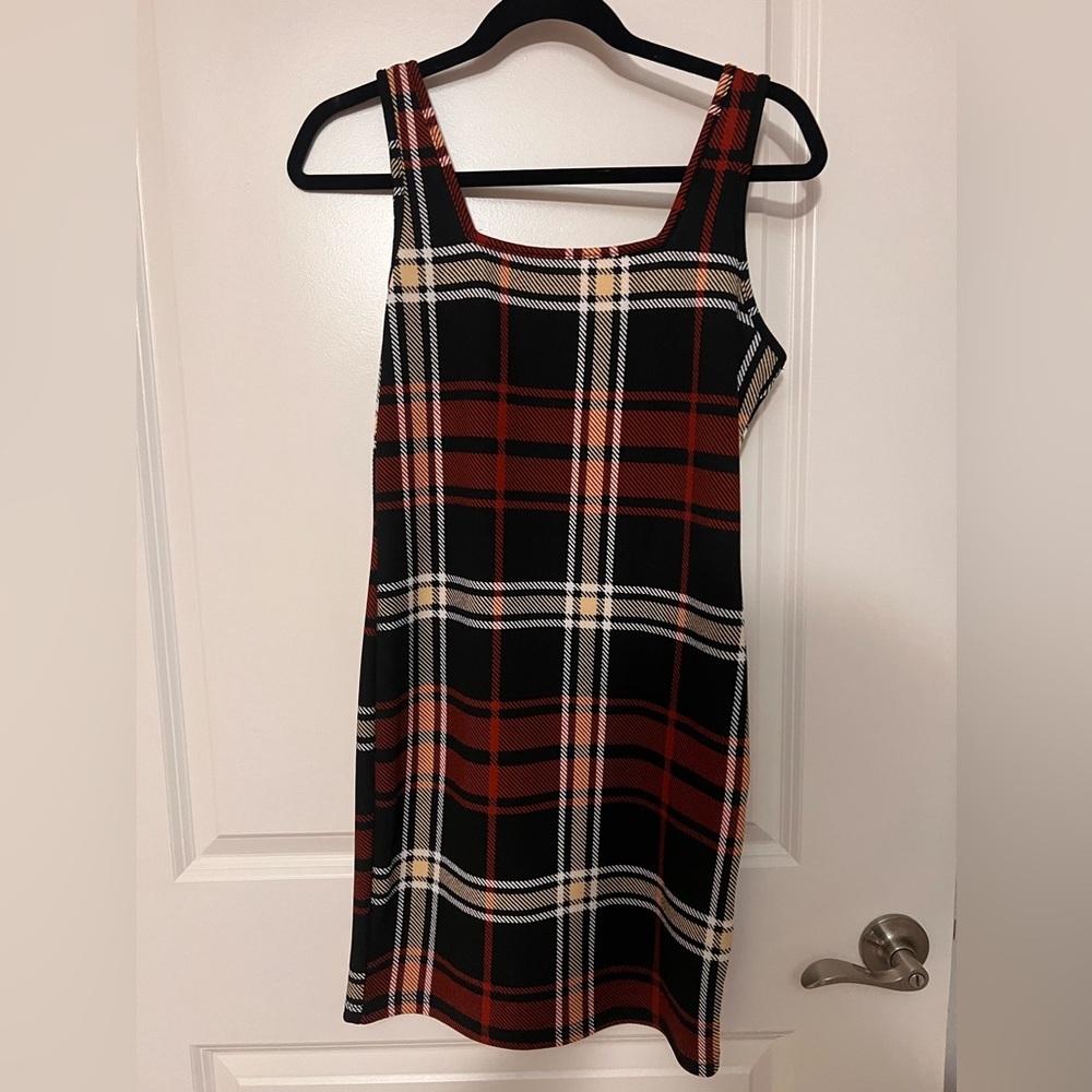 SHEIN plaid mini dress size 0XL (runs small)